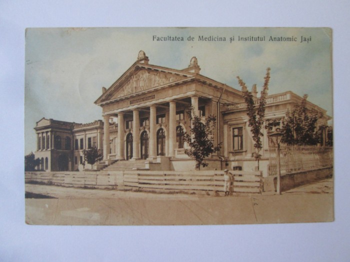 Rara! Iasi:Facultatea de Medicina si Inst.Anatomic,c.p.circ.1910 Bucecea/Tarcau