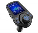 Cumpara ieftin Modulator Auto Transmitator FM Techstar&reg; T11D Pro Bluetooth 4.0 AUX USB Display Color 1.8&quot; MP3 Player Android iOS