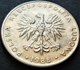 Cumpara ieftin Moneda 20 ZLOTI - POLONIA, anul 1988 * cod 5137 = excelenta