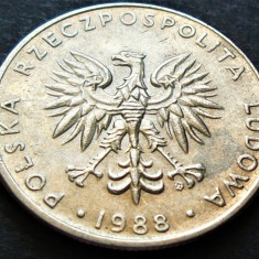 Moneda 20 ZLOTI - POLONIA, anul 1988 * cod 5137 = excelenta