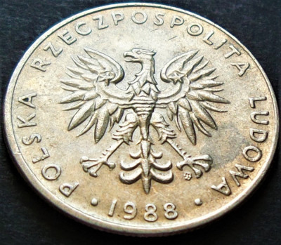 Moneda 20 ZLOTI - POLONIA, anul 1988 * cod 5137 = excelenta foto