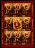 Romania 2012, LP 1935 e, Sfintele Pasti, minicoala de 8 timbre + 1 vinieta, MNH!
