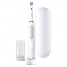 Periuta de dinti electrica Oral-B iO4 White, 4 programe, 1 capat, Alb