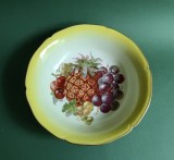 Castron Vintage din portelan pictat manual- Franta