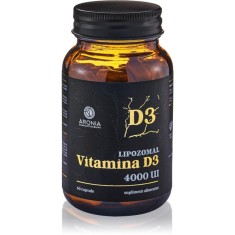 Aronia Charlotteburg Vitamina D3 Lipozomală capsule pentru imunitate, sănătatea sistemului osos și activitate musculară 60 caps.