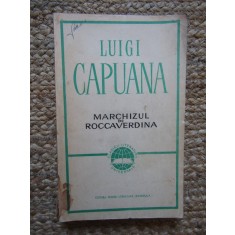Luigi Capuana - Marchizul de Roccaverdina
