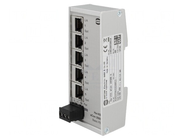 Switch Ethernet Neadministrabil 5 Porturi RJ45 9-60VDC