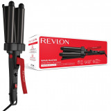 Ondulator REVLON Wave Master &ndash; Jumbo Waver RVIR3056UKE, 3 cilindri extra mari, 30 setari temperatura, invelis ceramic cu turmalina