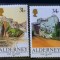 Alderney 1986 arhitectura,fortărețe. Cetăți serie 4v nestampilata