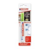 Marker Edding 4095 cu creta lichida, varf 2-3 mm, verde, blister