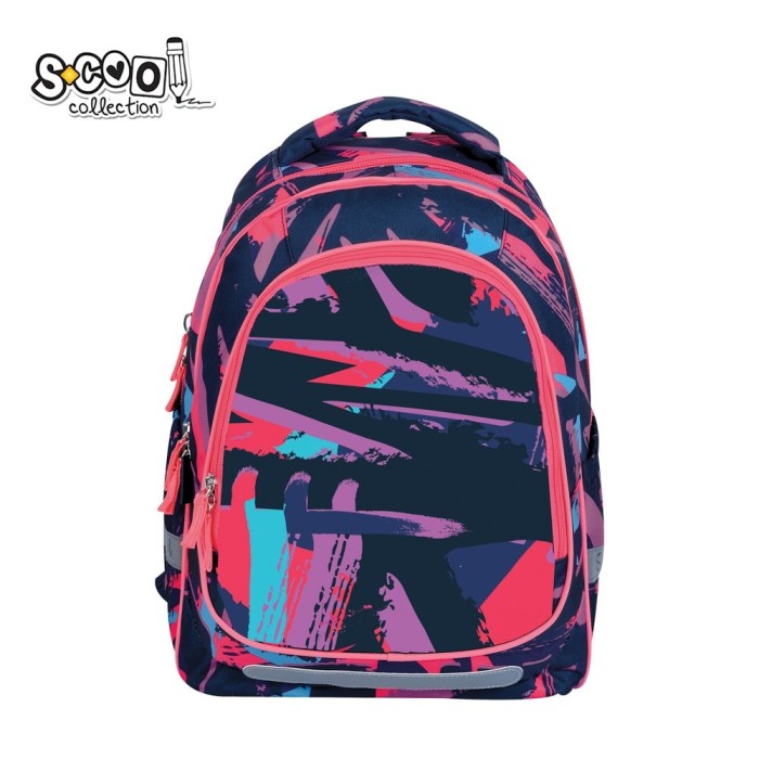 Ghiozdan anatomic LIGHT STRIPES, 41x28x17 cm &ndash; S-COOL