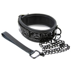 Sinful Collar - Zgardă Ajustabilă Neagră 44 cm