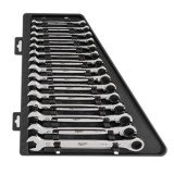 Set de chei combinate cu clichet Maxbitetm metric, 15buc 8-22mm