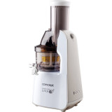 Storcator de fructe si legume Concept LO7066, 240 W, 60 rpm, tub alimentare XXL, recipient 1 L, anti picurare, Alb