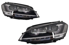 Faruri 3D LED VW Golf VII (2012-2017) R-Line LED Semnalizare Dinamica foto