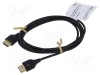 Cablu HDMI Goobay 2m negru HDMI 2.0 HDCP 2.2