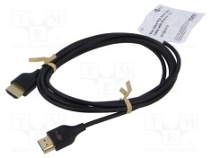 Cablu HDMI Goobay 2m negru HDMI 2.0 HDCP 2.2