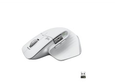 Mouse logitech mx master 3s wireless/bluetooth fara fir rezolutie 8000 dpi optic butoane/rotite 7 alb