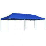 VidaXL Cort de petrecere pliabil, albastru, 3 x 9 m