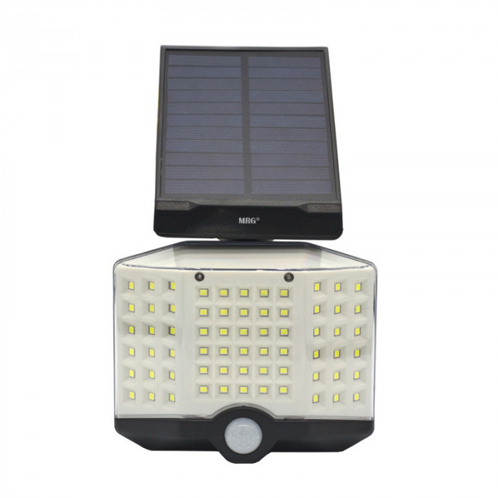 Lampa Solara MRG MYT66B, Cu telecomanda, 66SMD, Negru C650