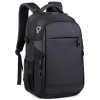 Rucsac JustZen&trade; X3 compatibil cu laptop 16&quot;, impermeabil, spatios, unisex, negru