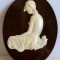 Nud - Aplica veche de perete, artizanat plastic UCECOM, amintiri Epoca de Aur