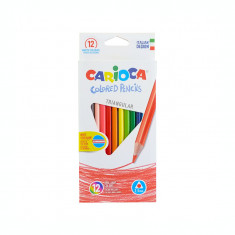Creioane colorate 12 culori triunghiulare Carioca 8003511425159 foto