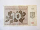Lituania 10 Talonas 1991,bancnota din imagini la cel mai mic pret