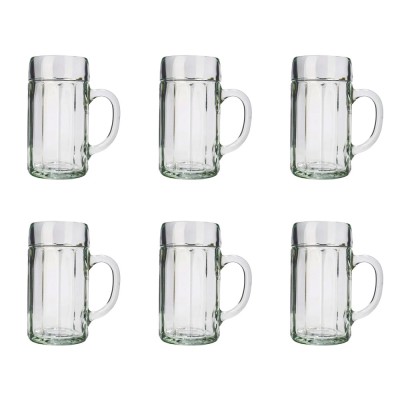 Bierglas, Bierkrug, Ma&amp;szlig;krug, Bierseidel 6er Set Biergl&amp;auml;ser, Eckenma&amp;szlig;krug - 0,5 Liter foto