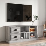 vidaXL Comodă TV, gri sonoma, 102x35,5x47,5 cm, lemn prelucrat