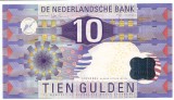 Olanda 10 Guldeni 1997 - Banca Olandeză, P-99 aUNC - UNC !!!