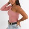 K783-5 Bluza casual din material reiat model pe un umar