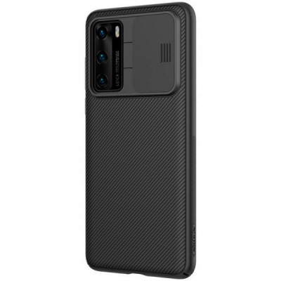 Husa telefon NILLKIN Huawei P40 Dura cu protectie camera Neagra foto