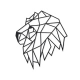 Puzzle 3D decorativ - Lion Head, 134 piese | EWA