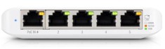 SWITCH Ubiquiti, Gigabit x 5, managed, carcasa plastic, &quot;USW-FLEX-MINI-EU&quot; (timbru verde 2 lei)