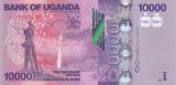Bancnota Uganda 10.000 Shilingi 2021 - P52 UNC