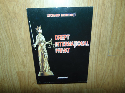 DREPT INTERNATIONAL PRIVAT -LEONARD MEHEDINTI foto