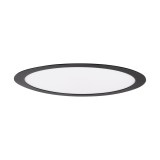Mini Panou LED Rotund Negru ST 24W 6400K IP40 - NOVELITE
