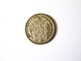 Austro-Ungaria 10 Kreuzer 1872 argint in stare foarte buna la cel mai mic pret