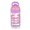 Sticlă Apă, Model Balerine, Roz, 500ml, Mecanism Pop-Up, Pai Silicon, Oem