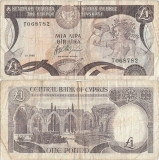 1985 (1 XI), 1 Pound (P-50a.4) - Cipru
