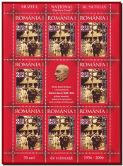 2006 Romania, Muzeul Satului minicoala de 8 timbre + 1 vinieta, LP 1721 a MNH foto