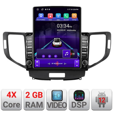 Navigatie dedicata Honda Accord 2008-2012 K-8951 ecran tip TESLA 9.7&amp;quot; cu Android Radio Bluetooth Internet GPS WIFI 2+32 DSP Qua CarStore Technology foto