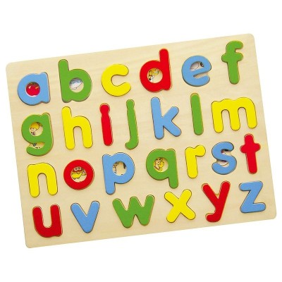 Puzzle cu litere mici foto