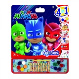 EROI IN PIJAMALE SET PENTRU DESEN GIGA BLOCK 4 IN 1 SuperHeroes ToysZone, AS