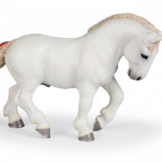 PAPO FIGURINA PERCHERON ALB CAL DE POVARA SuperHeroes ToysZone