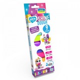 Set plastilina Lovin Shine Dough, 9 x15g, Oktoclay