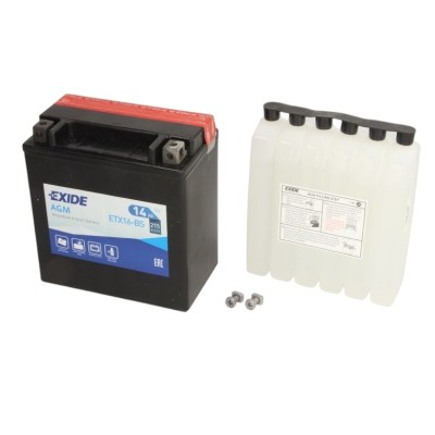 Baterie EXIDE AGM 12V 14AH (YTX16-BS) Fara Intretinere foto