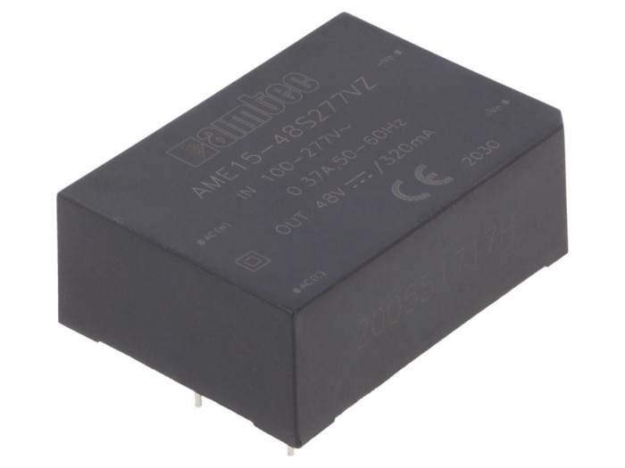 Convertor AC/DC 15W 48V DC PCB