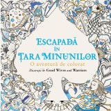 Escapadă &icirc;n Țara Minunilor. O aventură de colorat